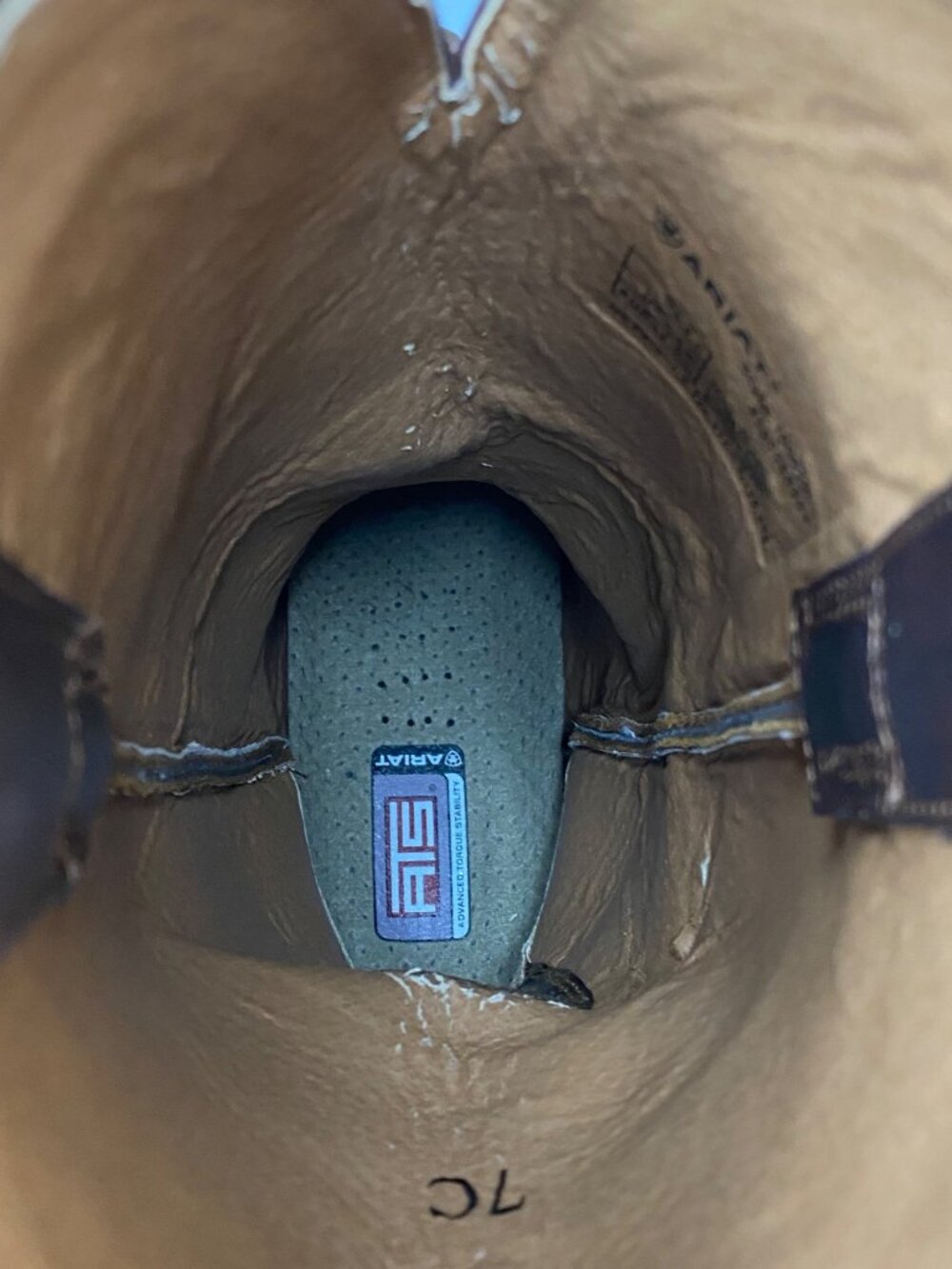 Ariat Cowgirl Boots Women 7C Brown Leather Embroidered Style 10005908 - Picture 11 of 16